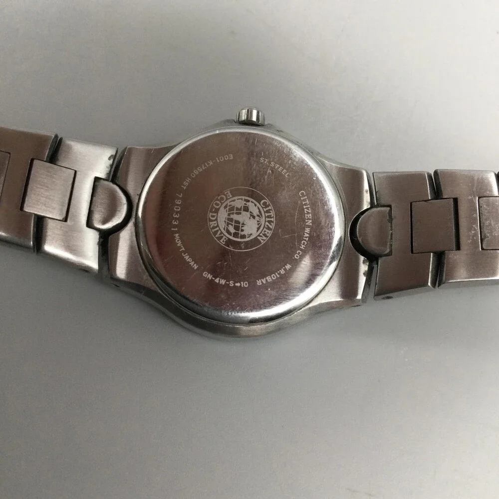 Vintage Citizen Eco-Drive Womens Watch 25mm Silver Tone Stainless Date E001 6